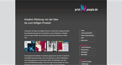 Desktop Screenshot of print-people.de